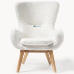 Modern Bouclé Accent Single Seater Chair - Image 3