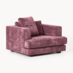 Luxury Fabric Single Seater Sofa Chair - Image 4