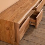 Doran Acacia Wood Natural Finish TV Cabinet - Image 2
