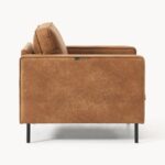 Premium Leatherette Upholstered Single Seater Sofa Chair - Image 4