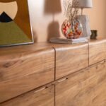 Mayer Acacia Wood Natural Finish Sideboard - Image 3
