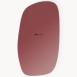 Rectangular Dining Table with Rounded Glass Top and Cylindrical Legs - Image 2