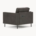 Luxury Leatherette Single Seater Lounge Chair - Image 2