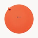 Modern Accent Side Table in Burnt Orange - Image 3