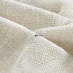 Cane Arm Solid Wood 2-Seater Fabric Sofa (Natural Finish) - Image 2