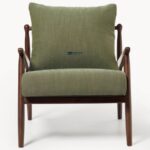 Mid-Century Wooden Lounge Single Seater Chair - Image 4