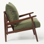 Mid-Century Wooden Lounge Single Seater Chair - Image 5