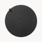 Minimalist C-Shaped Side Table in Matte Black - Image 2