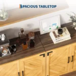 Black Storage Cabinet with Adjustable Shelf, Ready-to-Use Design - Image 5