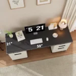 Executive Desk with File Drawer, Storage Cabinet & 3 Drawers - Image 5