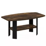 Industrial 2-Tier Rectangular Coffee Table for Living Room - Image 3