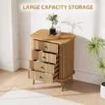 Tall Modern Chest of Drawers – 4-Drawer Bedroom Dresser Storage Unit - Image 3