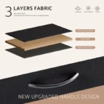 Steel Frame Chest of 16 Drawers with Wooden Top – Tall Storage Organizer - Image 3