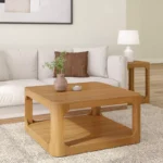 Plank + Beam Solid Wood Forma Coffee Table - Image 5