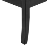 Cane Accent Chair with Comfy Upholstery and Solid Wood Legs, Mid-Century Style - Image 5