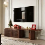 Modern Wooden TV Stand with Storage