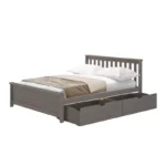 Plank + Beam Solid Wood Queen Bed Frame with Headboard & Storage Drawers - Image 2