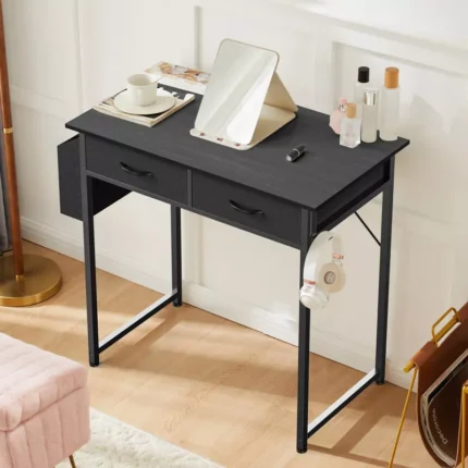 Small Computer Desk for Home Office, Bedroom, Writing & Study with Drawer