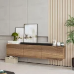 Wall-Mounted TV Stand – Floating Entertainment Center for Up to 80-Inch TVs