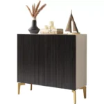 2-Door Storage Cabinet Accent Sideboard with Compact Design - Image 4