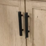 Modern Low Storage Cabinet with Adjustable Shelves - Image 3