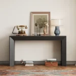 Modern Minimalist Rectangle Wooden Console Table