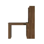 L-Shaped Corner Home Office Desk with Hutch Storage - Image 5