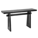 Console Table for Living Room with Distressed Finish - Image 5
