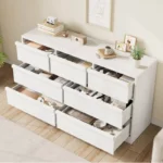 Organizer with Concave Handles – Modern 7-Drawer Hardwood Chest of Drawers - Image 2