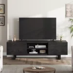 65/75/80-Inch TV Stand Entertainment Center with 2 Drawers & Open Shelves