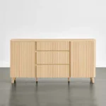 Wooden Sideboard with Storage, Drawers & Shelves - Image 4