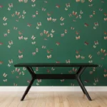 72" Cross-Leg Rectangular Dining Table for 6 – Multicolor Wood Top with Black Criss-Cross Base - Image 5