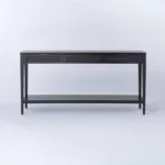 Woven Drawer Console Table for Entryway and Living Room - Image 4
