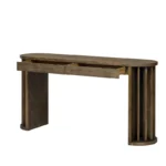 Curved Console Table with Smooth Finish - Image 5
