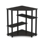 Triangle Corner Computer Desk – Reversible Space-Saving Design with Drawer - Image 2