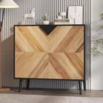 Modern Sideboard Cabinet with Shelves & Doors