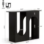 Console Table for Couch with Arched Design - Image 4