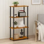 4-Tier Ladder Decorative Bookshelf – Open Display Shelf for Home & Kids Room