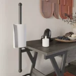 Wooden Small Kitchen Trolley Cart on Wheels with 3 Shelves - Image 4