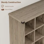 8-Cube Storage Organizer Bookcase – Modern Display Shelf for Home & Office - Image 3