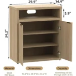 Small Modern Wooden Sideboard Cabinet - Image 2