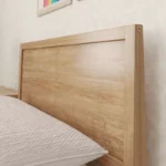 Solid Wood Classic Platform Bed with Panel Headboard for Kids - Image 2