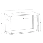 Wooden Console Table for Entryway and Living Room - Image 3