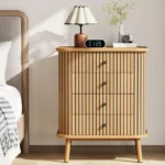 Tall Modern Chest of Drawers – 4-Drawer Bedroom Dresser Storage Unit