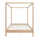 Queen/King Size Four Poster Platform Bed – Solid Wood Bed Frame - Image 2