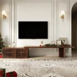 Modern Wooden TV Stand with Storage - Image 5