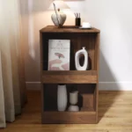 Modern Corner Computer Desk with Drawers and Storage Shelves - Image 5