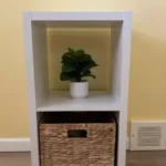 Wood 2-Cube Storage Organizer – Compact Cube Shelf with Anti-Tip Safety Design - Image 6