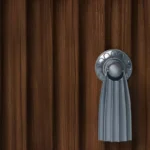 Fluted Wooden Console Table in Brown Finish - Image 2