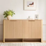 Modern Sideboard Buffet Cabinet with Storage and 4 Doors